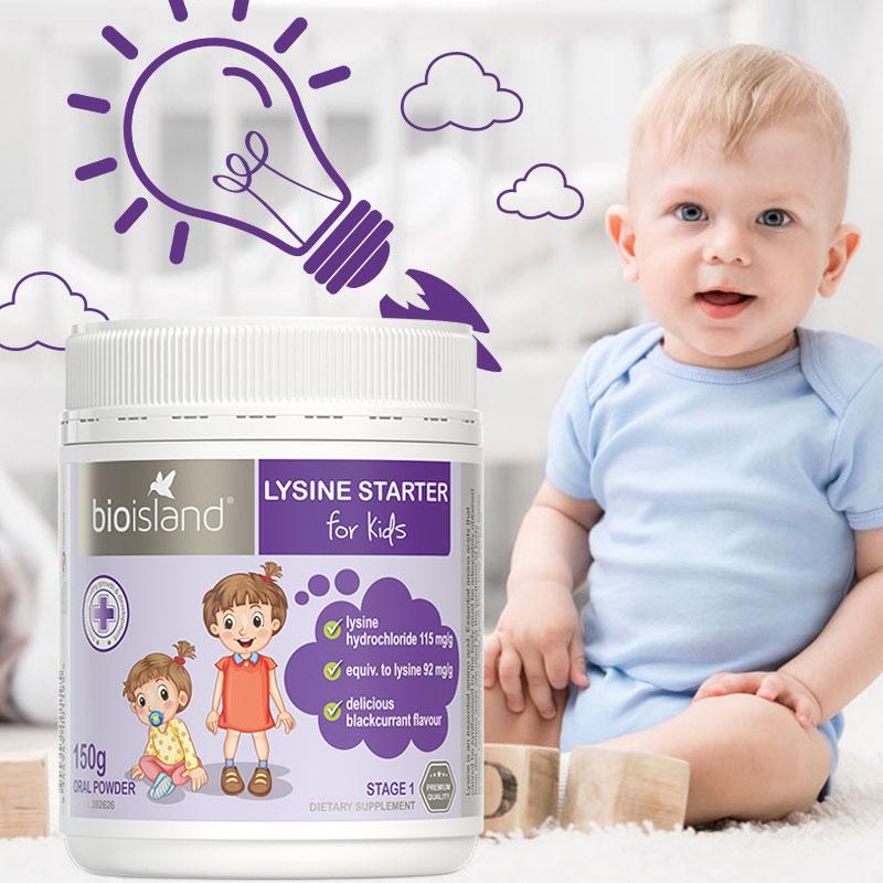 Bột tăng cân và chiều cao Lysin dạng bột (Bio Island Lysine)