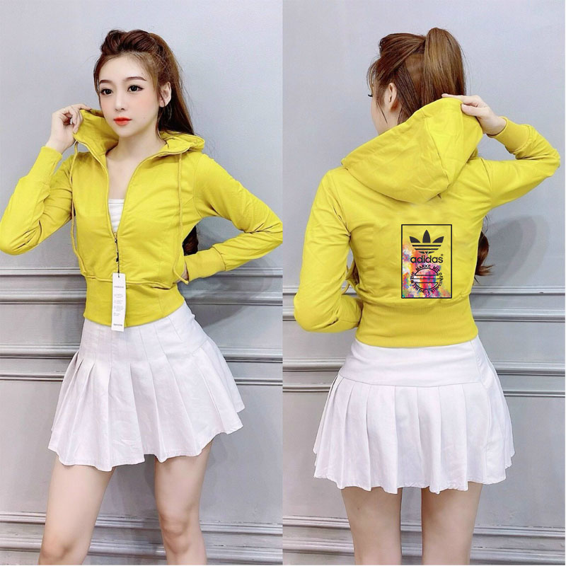 áo khoác thun da cá nữ hình in freesize 54kg