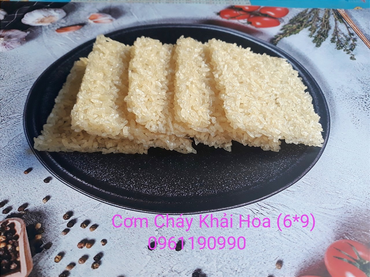 Cơm cháy nếp chưa chiên - Cơm cháy chưa chiên Khải Hoa đặc sản Ninh Bình