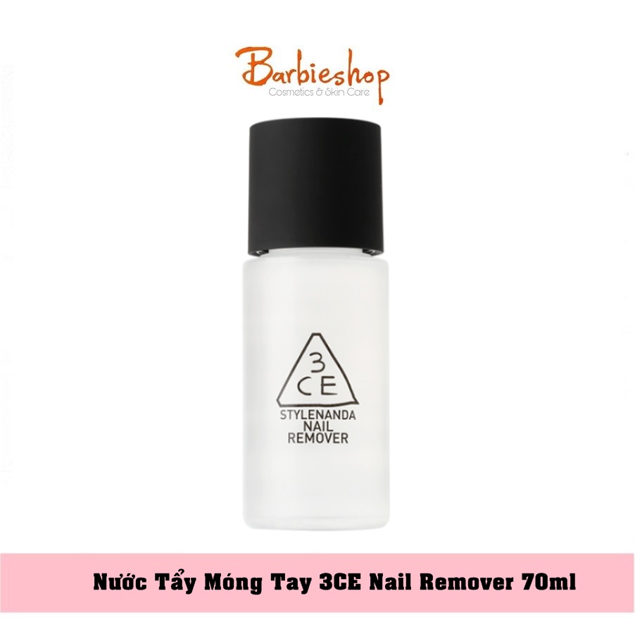 Nước Rửa Móng Tay 3CE Nail Remover 70ml