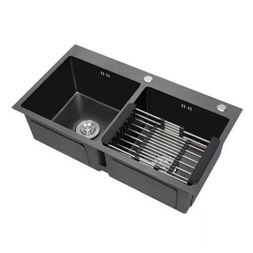 Chậu rửa bát Inox 304 phủ nano Daewon DC8545 (850x450x250mm)
