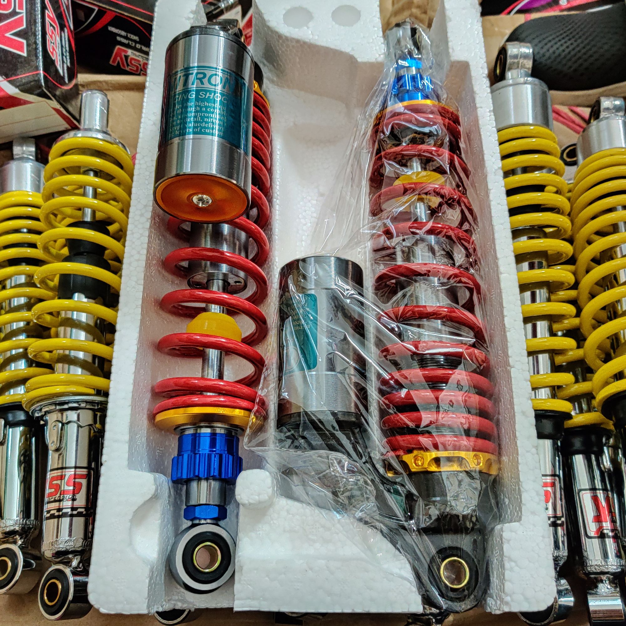 [HCM]Phuộc sau RCB OHLINS bình dầu lắp Dr Wave CUP AXELO ELEGANT BLADE FUTURE CHARLY