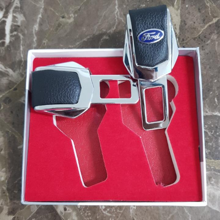 Bộ 2 chiếc chốt khóa dây đai an toàn, chống kêu ô tô, xe hơi For.d 4S-FO