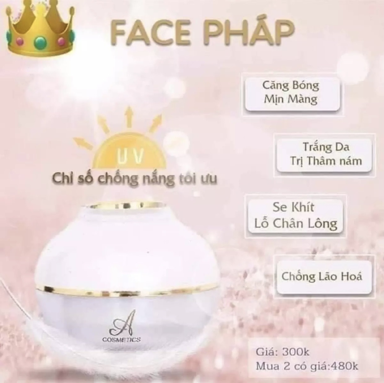 [HCM]Kem face pháp a cosmetic