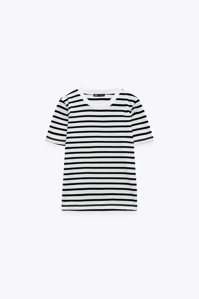 [LINSIX]- Áo thun cổ tròn Za.ra Basic T-Shirt