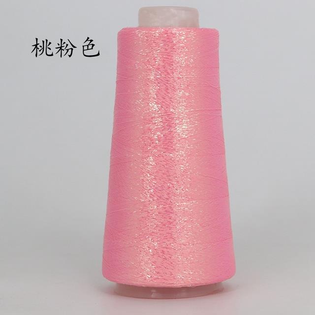 New Sewing Thread 2000meters/roll Gold Silver Embroidery Cord 100 Acrylic Partner Yarn for Knitting Craft Supplier