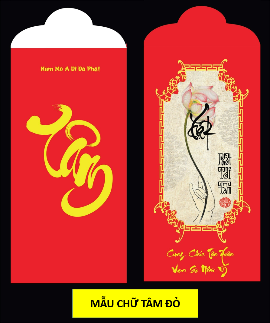 🧧 Bao Lì Xì Phật Giáo - giấy dày rất đẹp