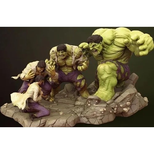 File in 3D Hulk Transformation
