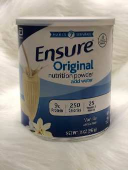 sữa ensure original nutrition powder add water