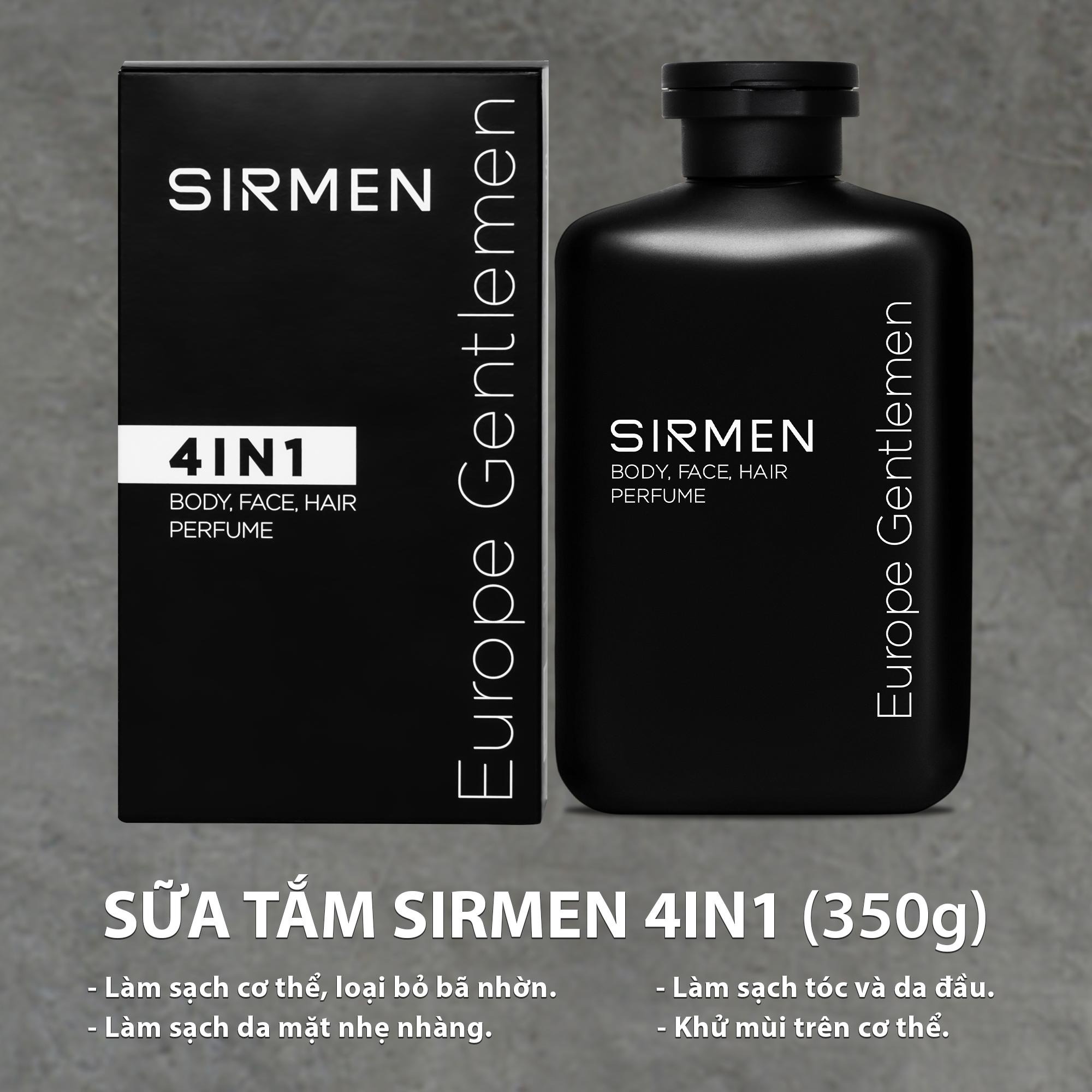 Combo 2 Sữa Tắm Gội Nam 4 In 1 - Sirmen