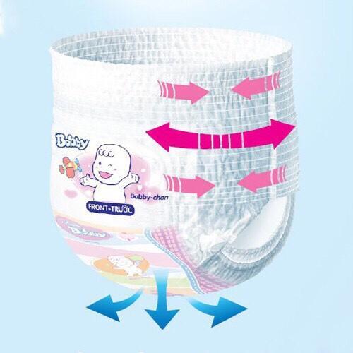 Tã quần Bobby XL 62 miếng (12-17kg) Tặng bộ chén ăn dặm