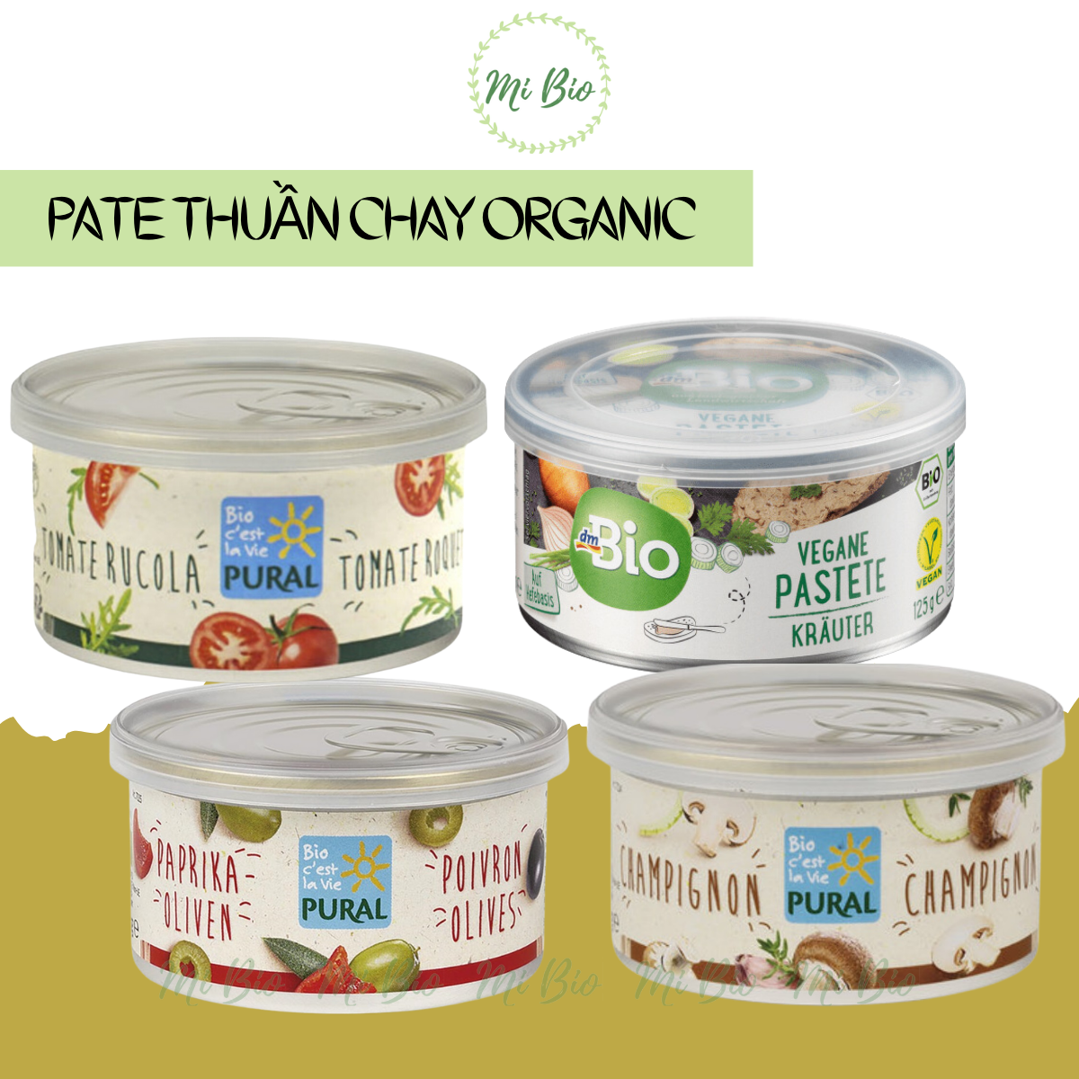 Pate thuần chay hữu cơ 125gr (Đức)