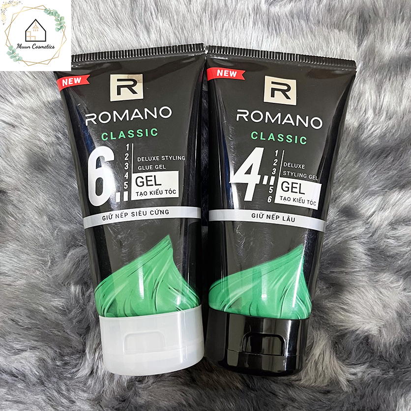 Gel Tạo Kiểu Tóc Romano Classic 150g