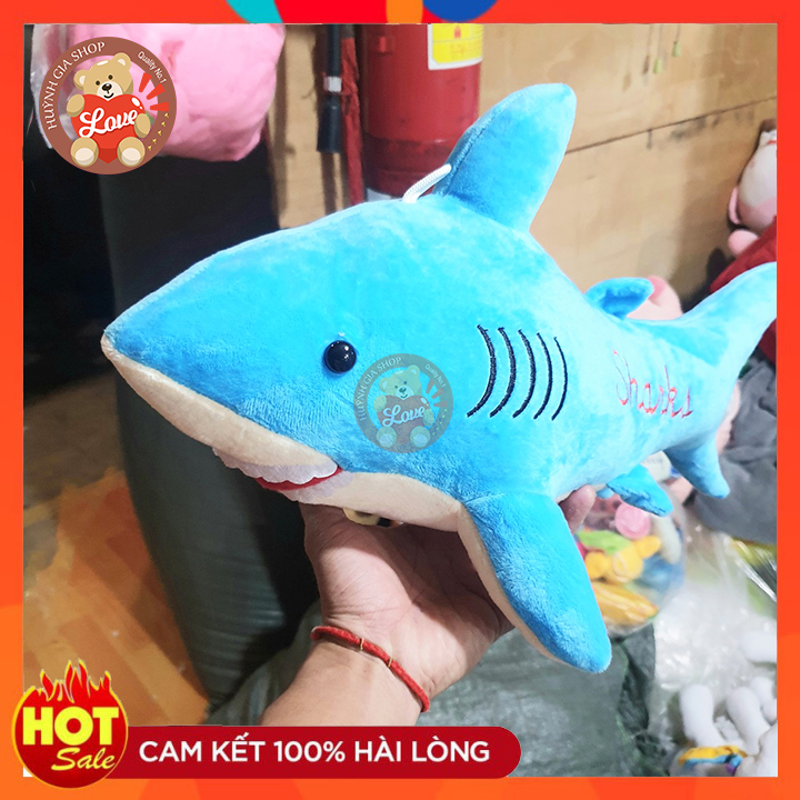 [HCM][ẢNH THẬT SHOP CHỤP] Cá mập nhồi bông cao cấp gối ôm cá mập cho bé_50cm