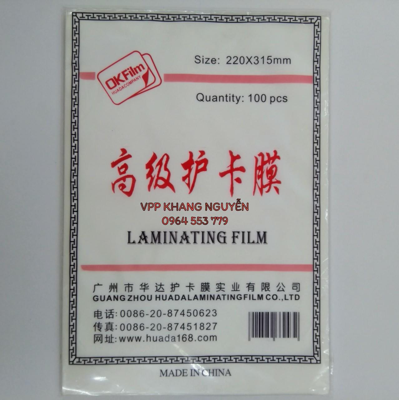 Nhựa ép plastic khổ a4 - 37mic - xấp 100 tờ
