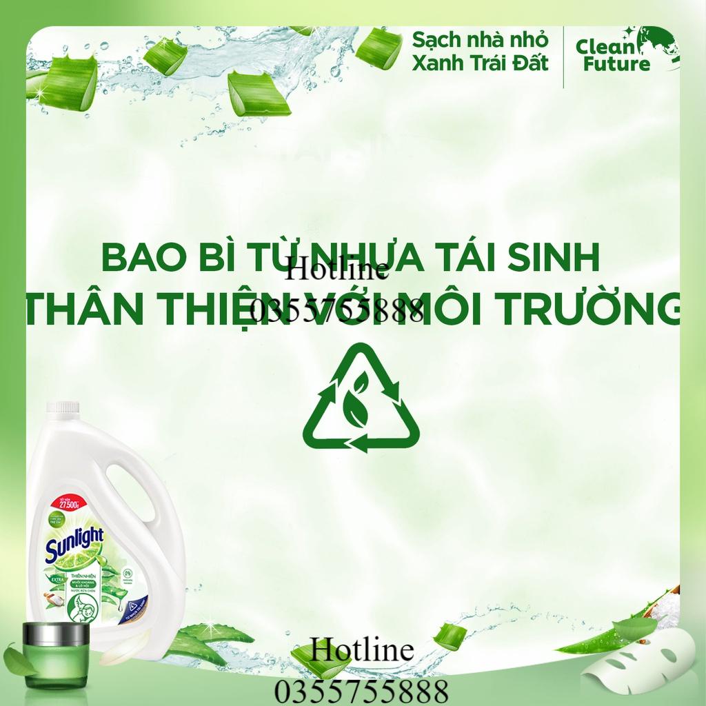 Nước rửa chén Sunlight Thiên nhiên can 3,6kg