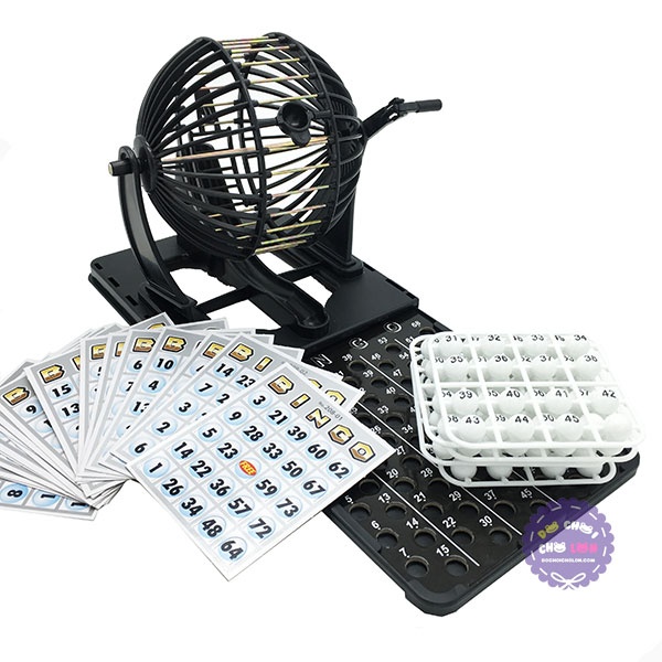 Bộ đồ chơi lô tô BINGO neo lồng cao cấp đồ chơi lô tô kêu số trúng thưởng vui nhộn cho bé