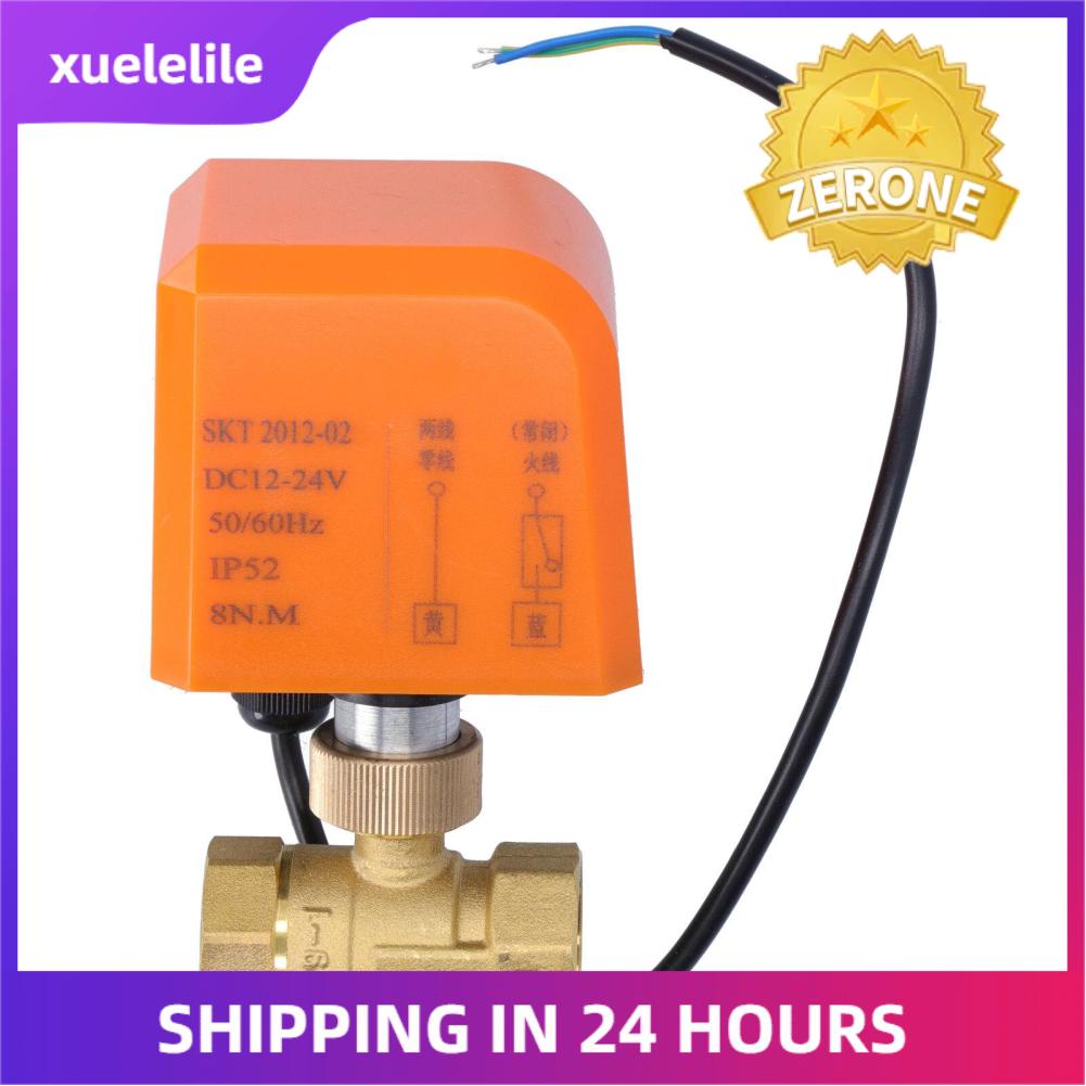 Dn20 professional 2 way electric ball valve dc12/24v 2‑wire brass ball valve accessory