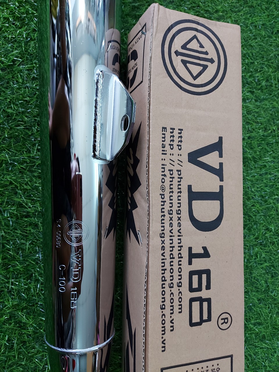 Pô wave rs 100 VD loại 1 lắp như zin không cần chế msp '2223