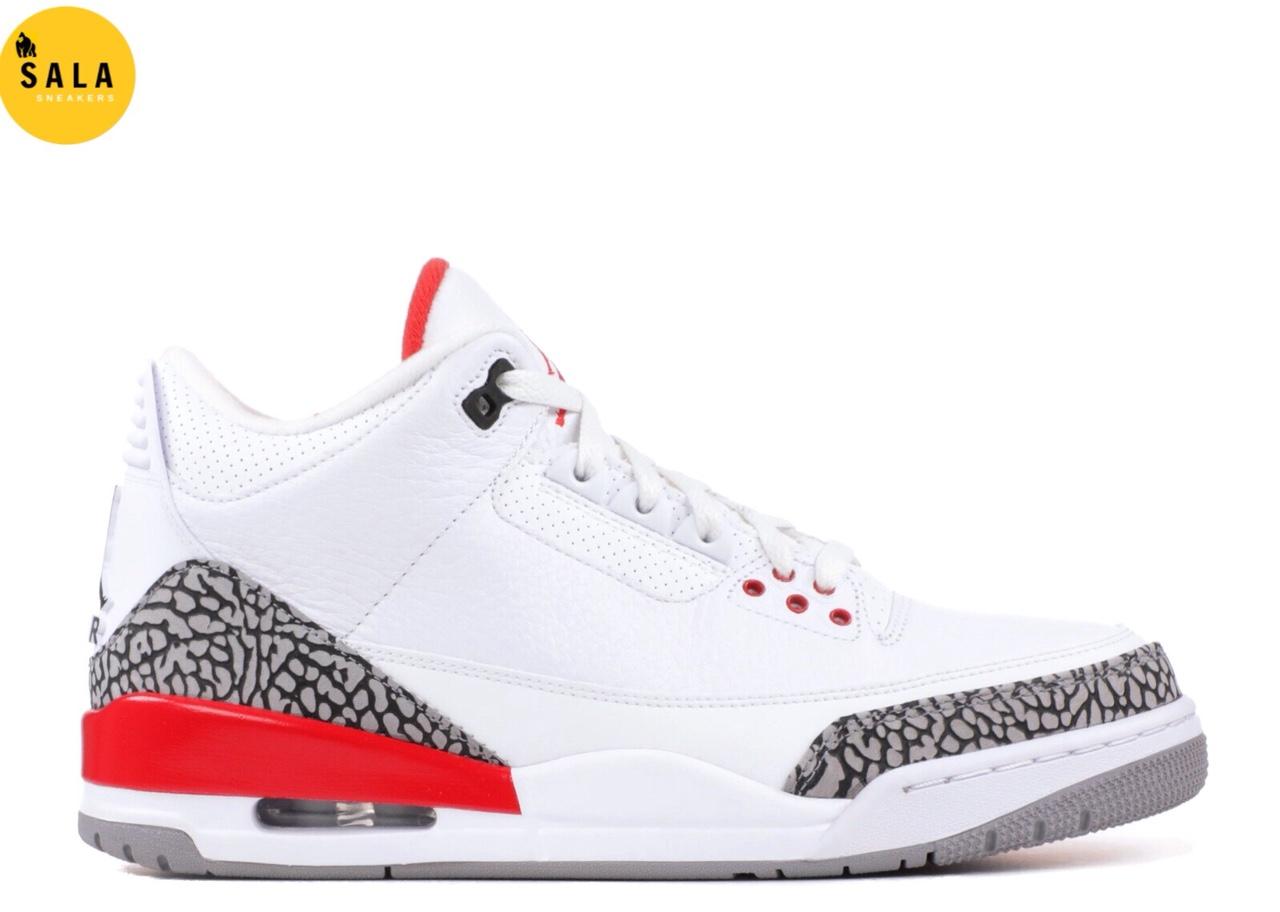 Giày Jordan 3 Katrina Trắng