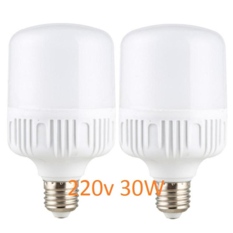 Bộ 2 bóng đèn led trụ 30W tiết kiệm điện (Trắng)