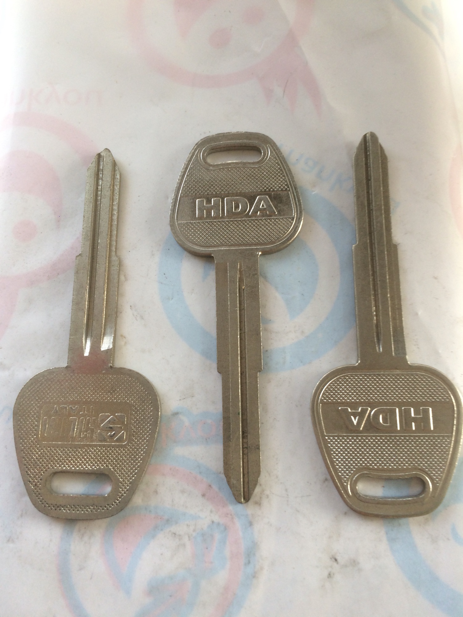 Phôi chìa khoá Ô.tô loại rảnh phải ( combo 3 chìa )