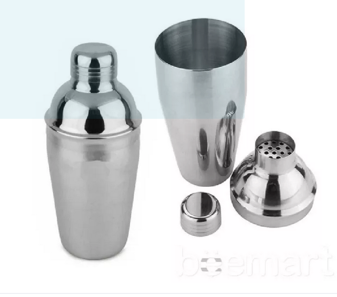 Bình pha chế trà sữa inox Shaker- Size trung 550cc