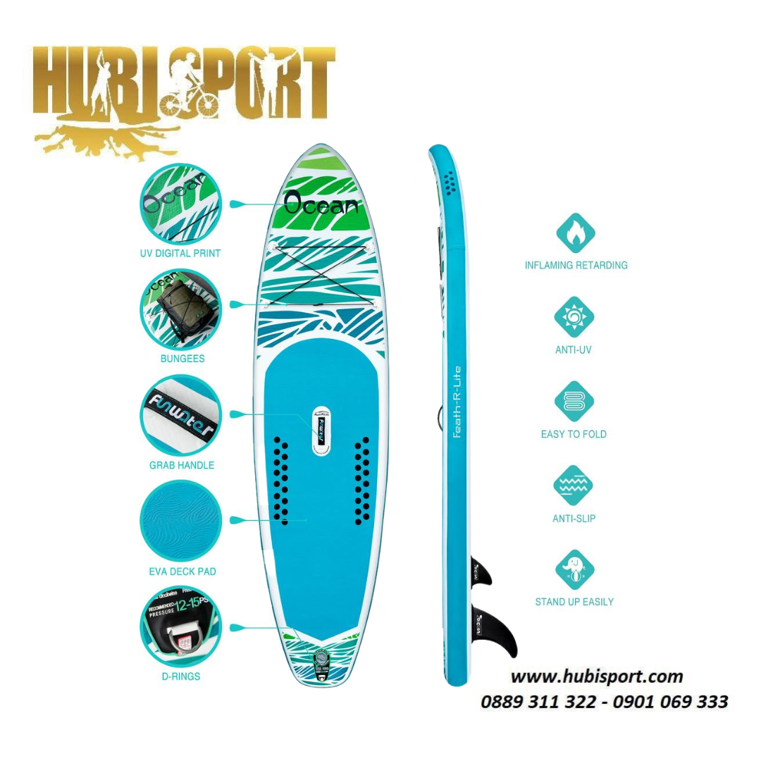 Ocean 335 2024 Feather lite Funwater SUP / Ván chèo bơm hơi