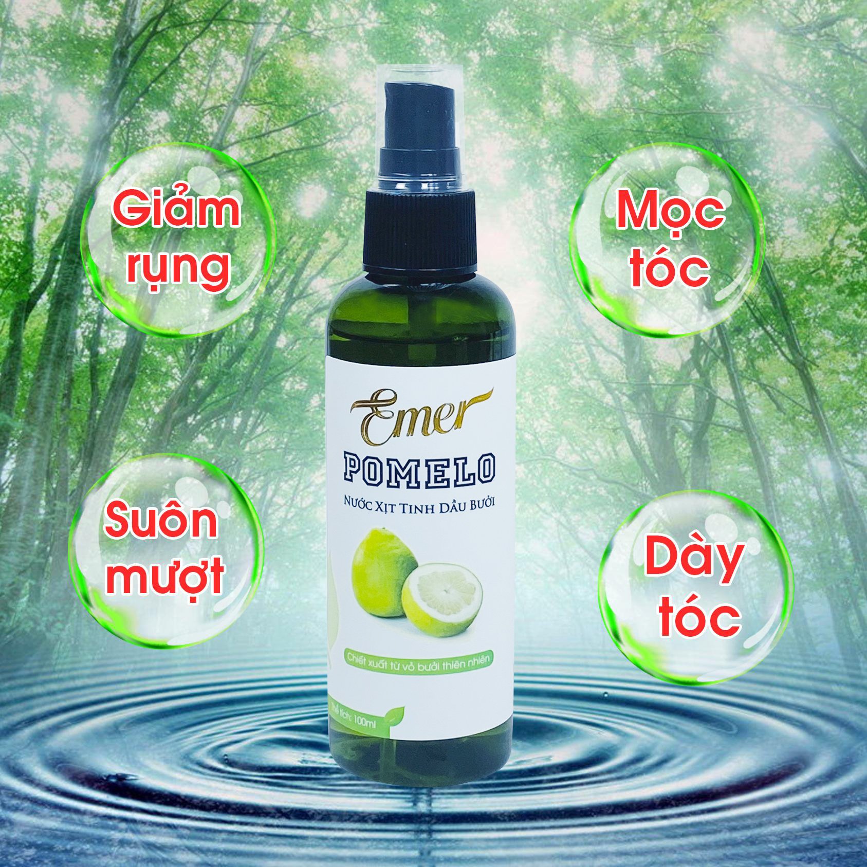 [HCM]Dưỡng tóc Pomelo kích thích mọc tóc 100ml