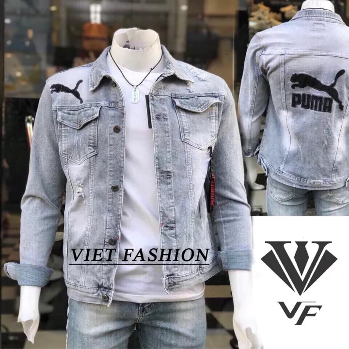 ÁO KHOÁC JEAN NAM THỜI TRANG CAO CẤP AK27 TRÙM JEAN CHUYÊN SỈ
