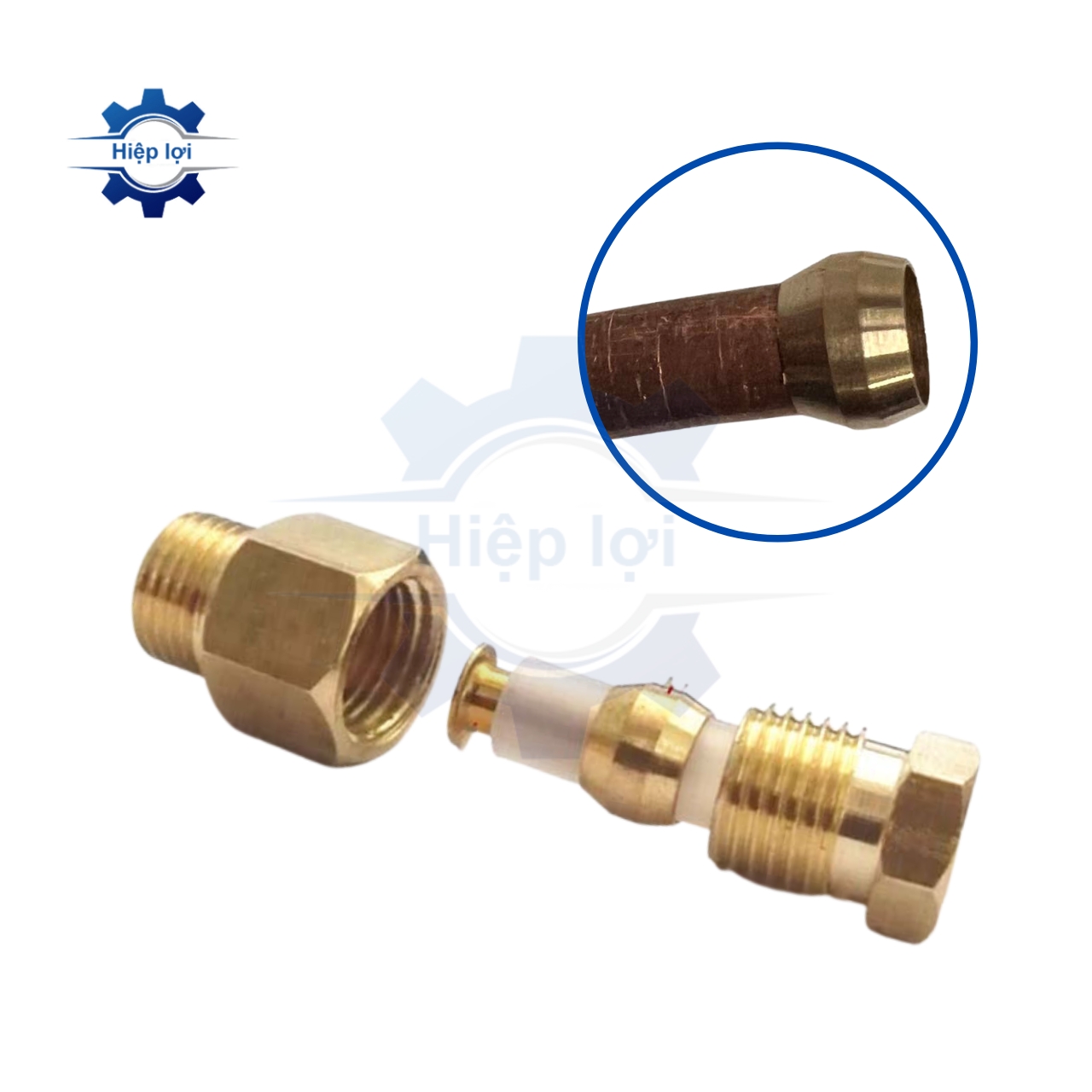 Hạt bắp đồng khí nén – phụ kiện nối ống chắc chắn, chịu áp tốt, dễ thi công