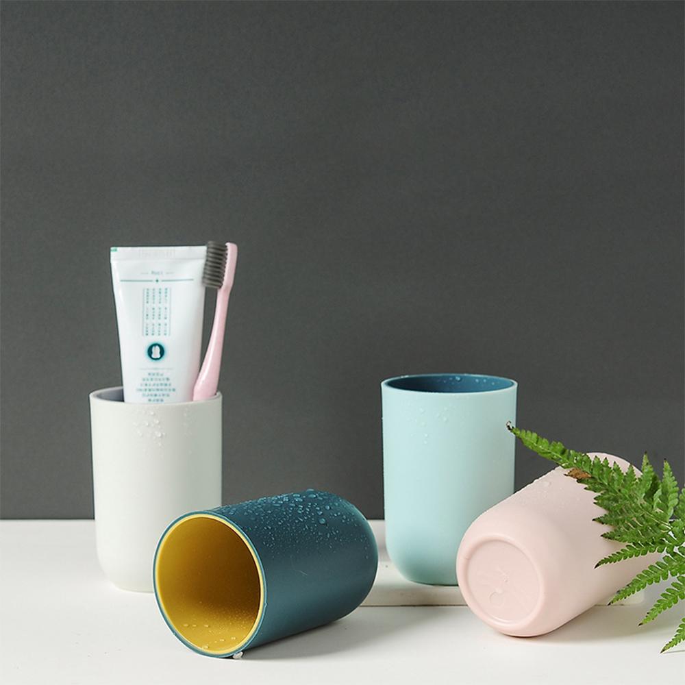 Cốc Đánh Răng W7 Thon Tròn Cao Cấp (2 Lớp Màu) (Giao Màu Ngẫu Nhiên)