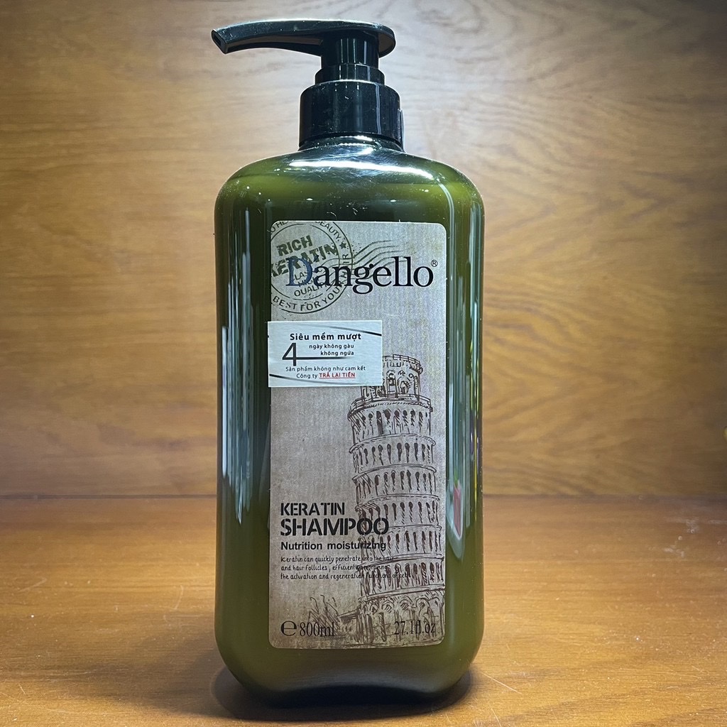 [HCM]Dầu gội xả siêu mượt Dangello Keratin 800mlx2
