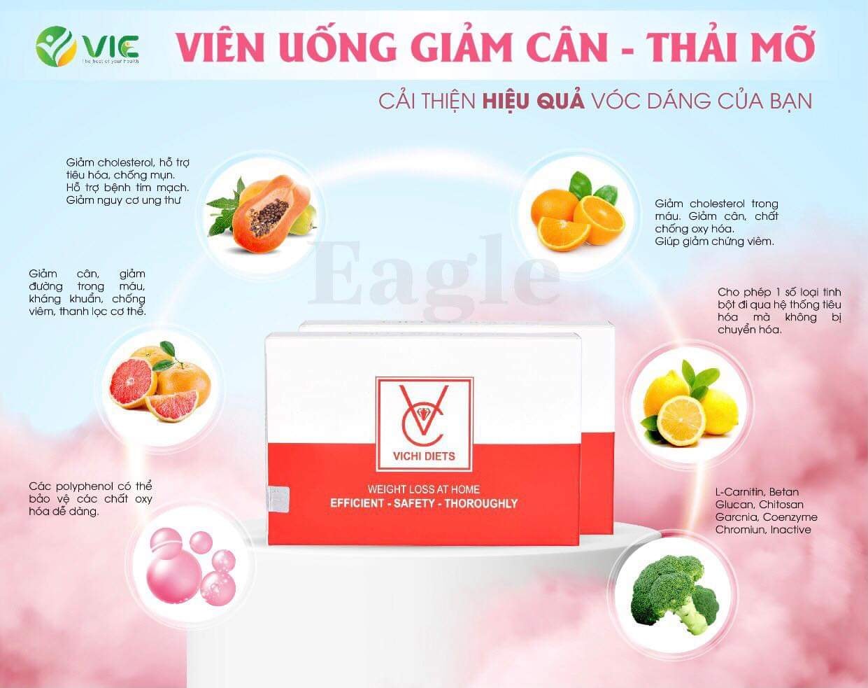 Giảm cân vichi diets cho cơ địa khó giảm