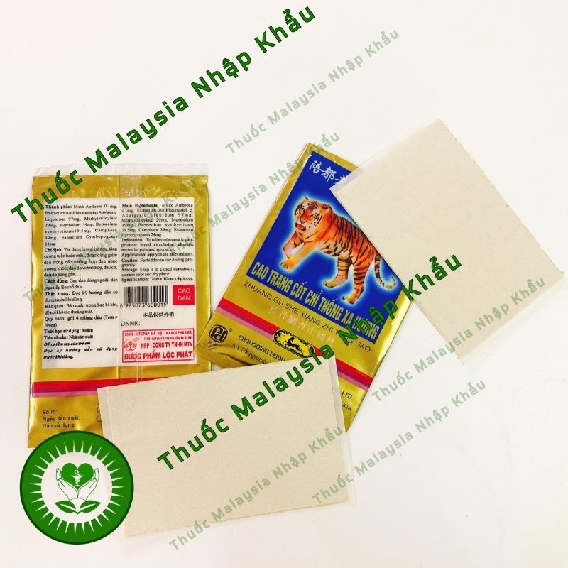 Cao dán con cọp - giảm đau nhức mỏi