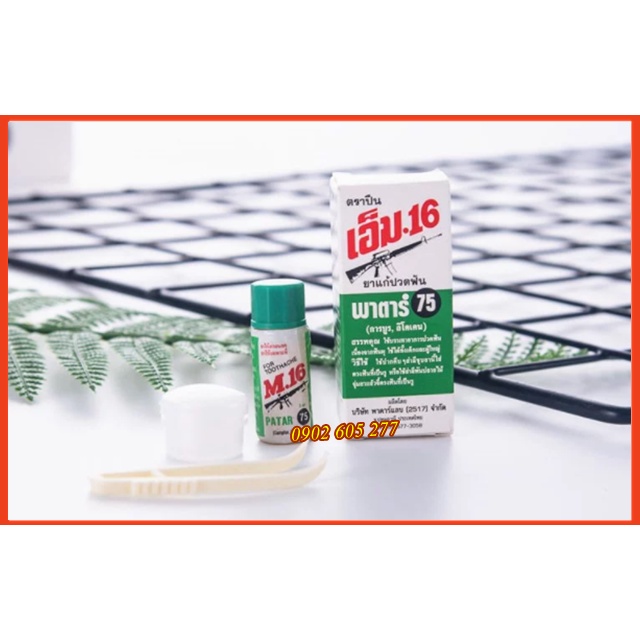 Dầu Giảm Đau Nhức Răng Patar 75 M16 Thái Lan 3ml
