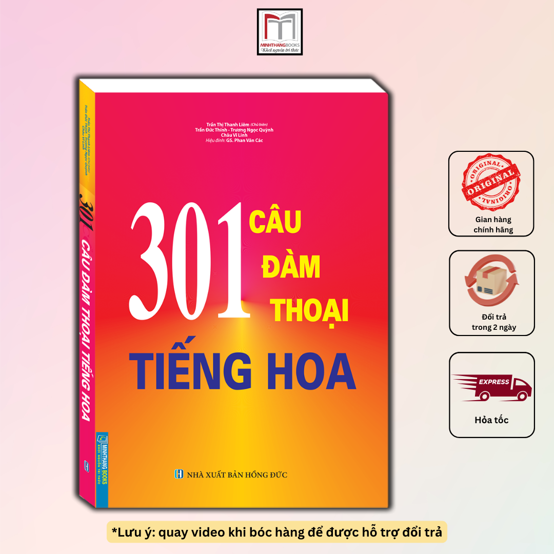 301 Câu Đàm Thoại Tiếng Hoa (ko màu)