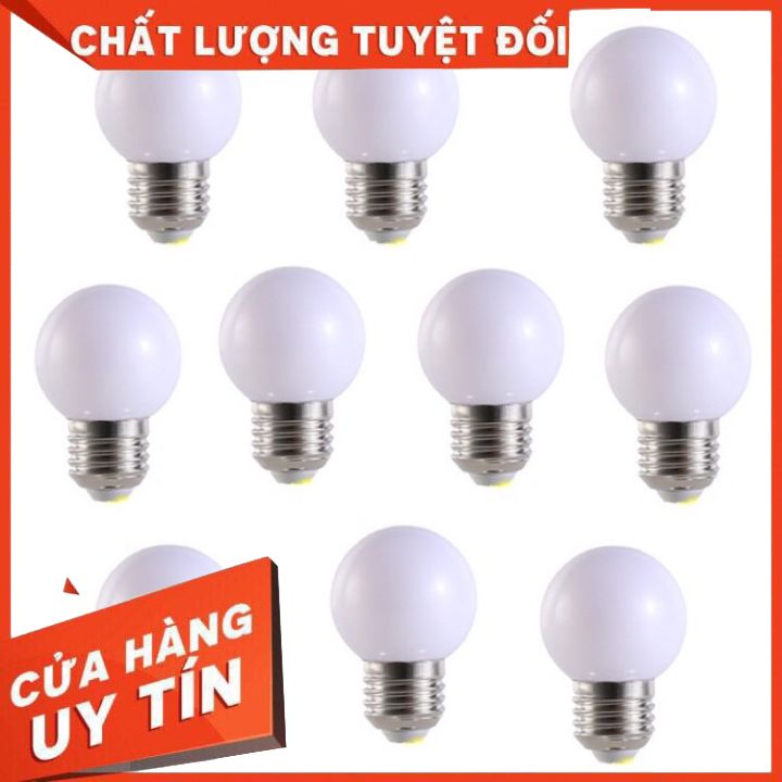 [ SIÊU SALE ] Bóng Đèn LED Tròn Đui Xoáy 1W Trang Trí
