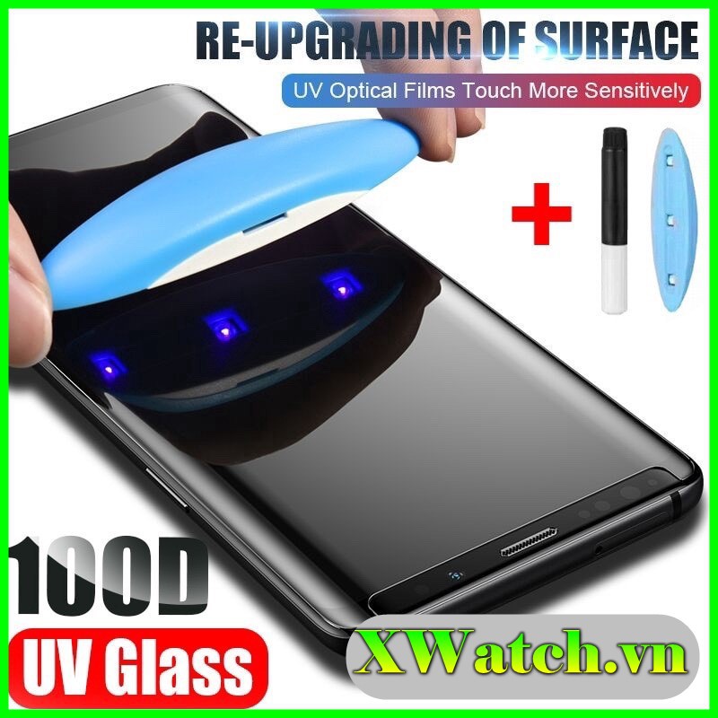 Cường lực keo UV SamSung Galaxy Note 20 / Note 20 ultra / Note 20 5G / Note 20 ultra 5G S8 S9 S10 Note 8 Note 9 Note 10