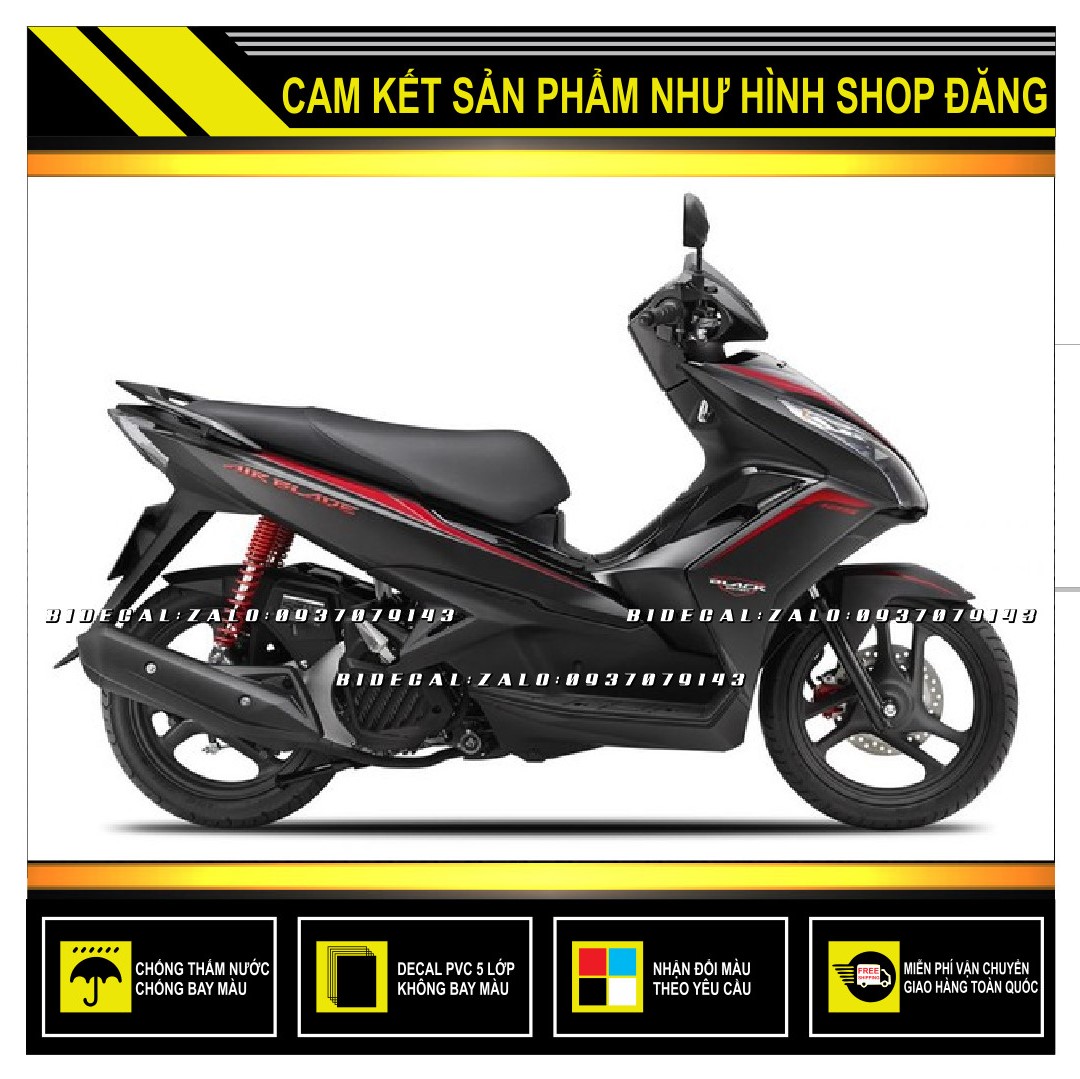 Tem rời airblade mẫu đời 2015 đỏ đen