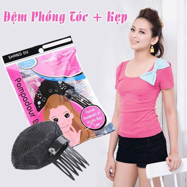 Kẹp phồng mái đơn, kẹp phồng mái dạng gài dễ sử dụng, kẹp mái, kẹp tạo bồng tóc cho bạn gái