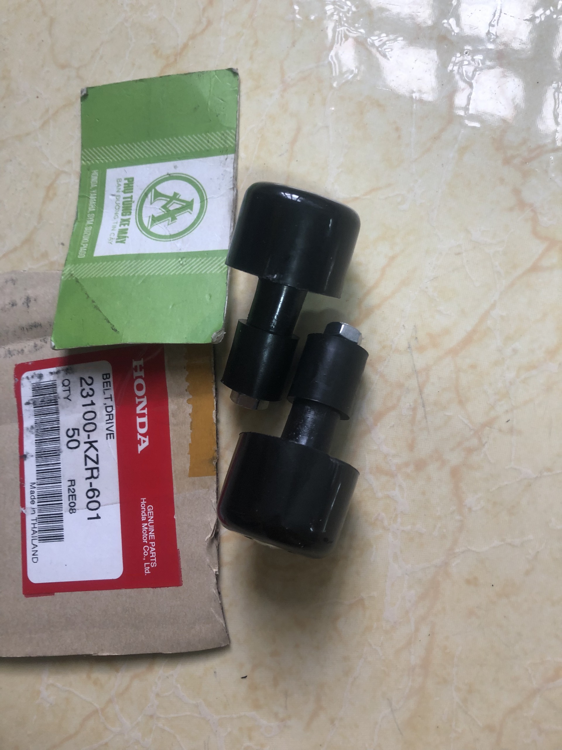 Cục gù tay lái xe Wave đen 1 cặp dài / ngắn
