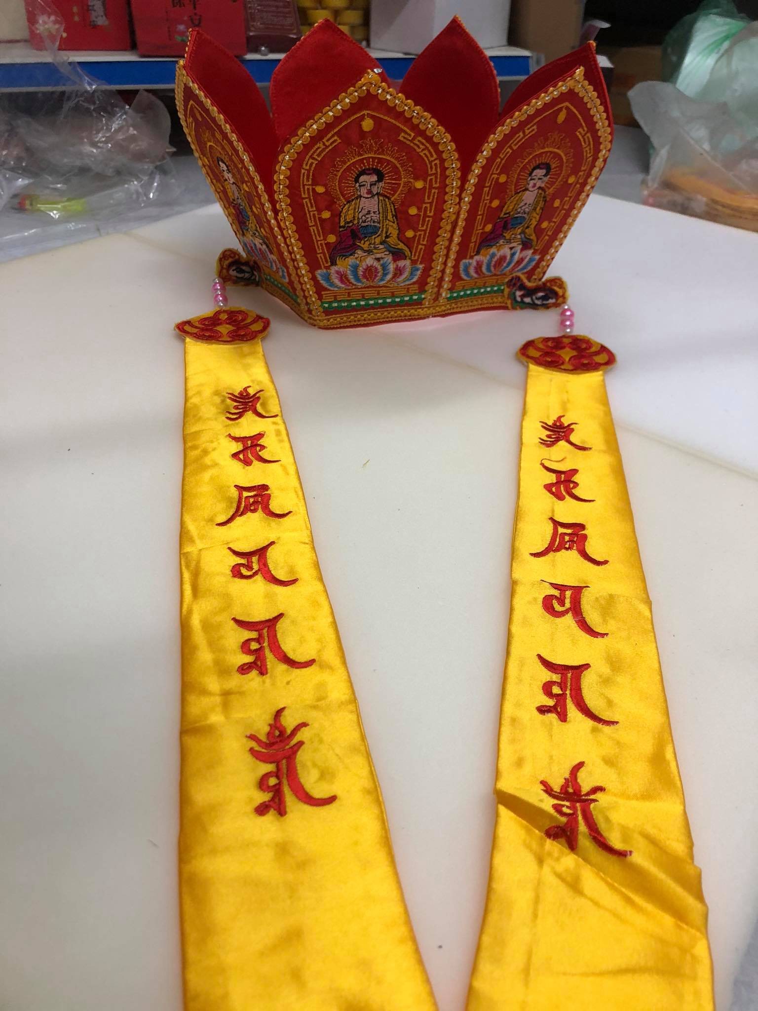 mũ thất phật - mũ liên hoa