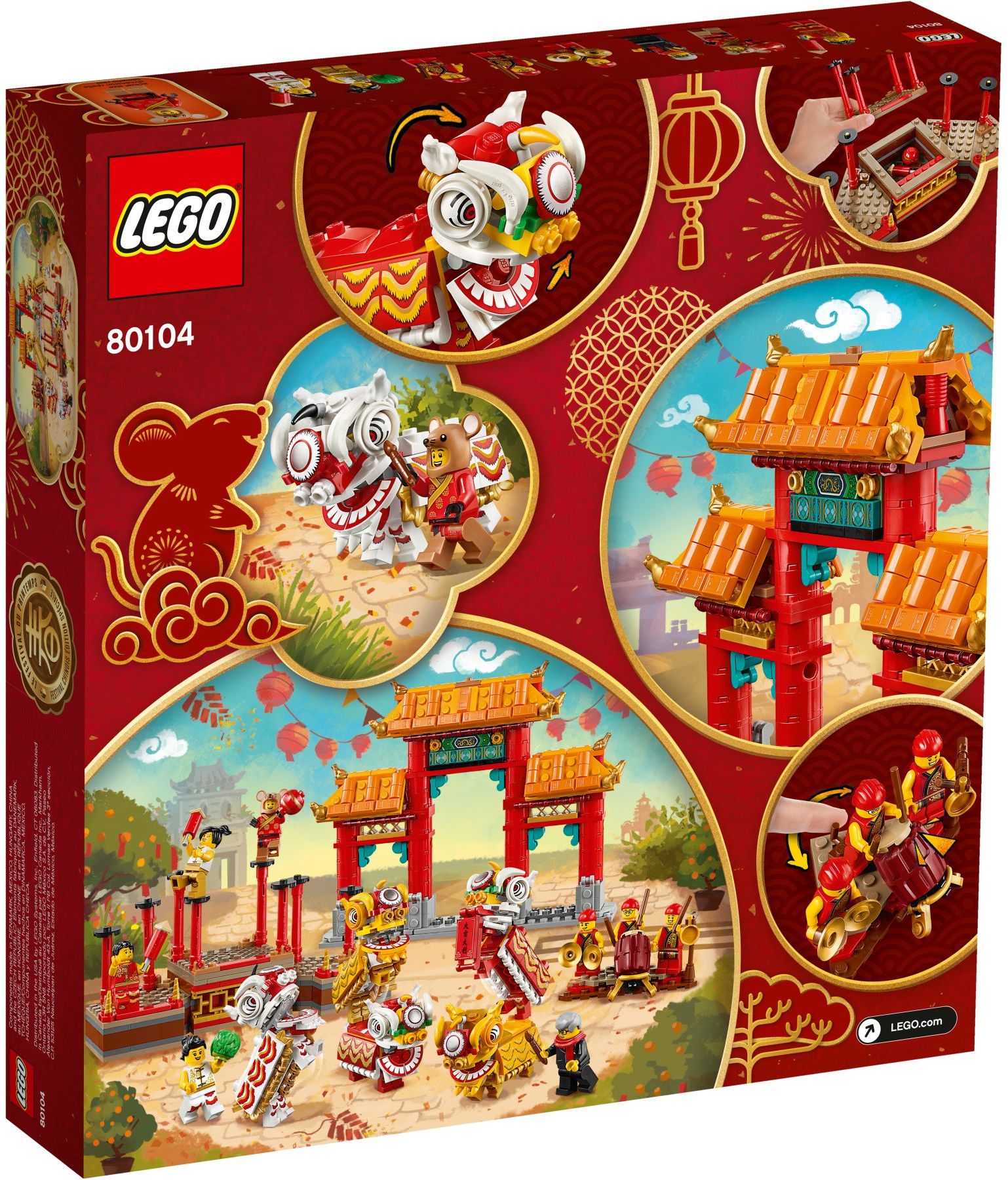 80104 LEGO Chinese Lion Dance - Múa Lân