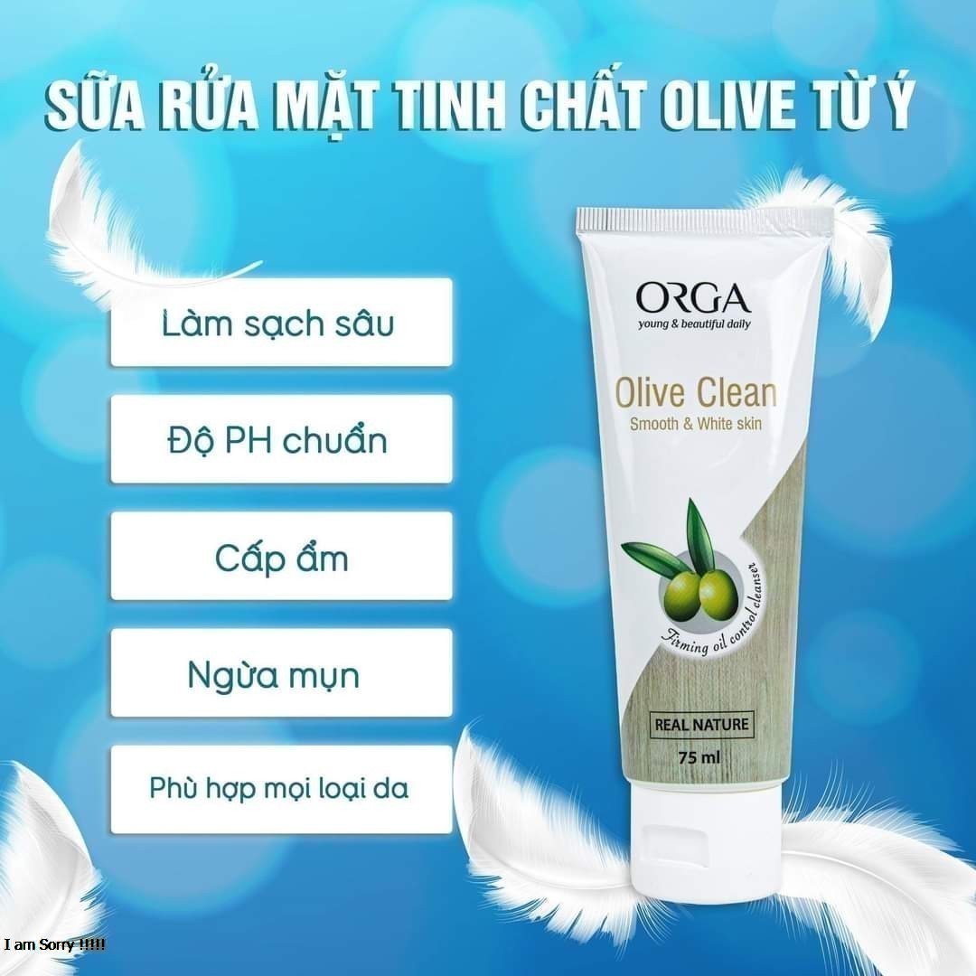 Sữa rửa mặt OLIVE CLEAN ORGA