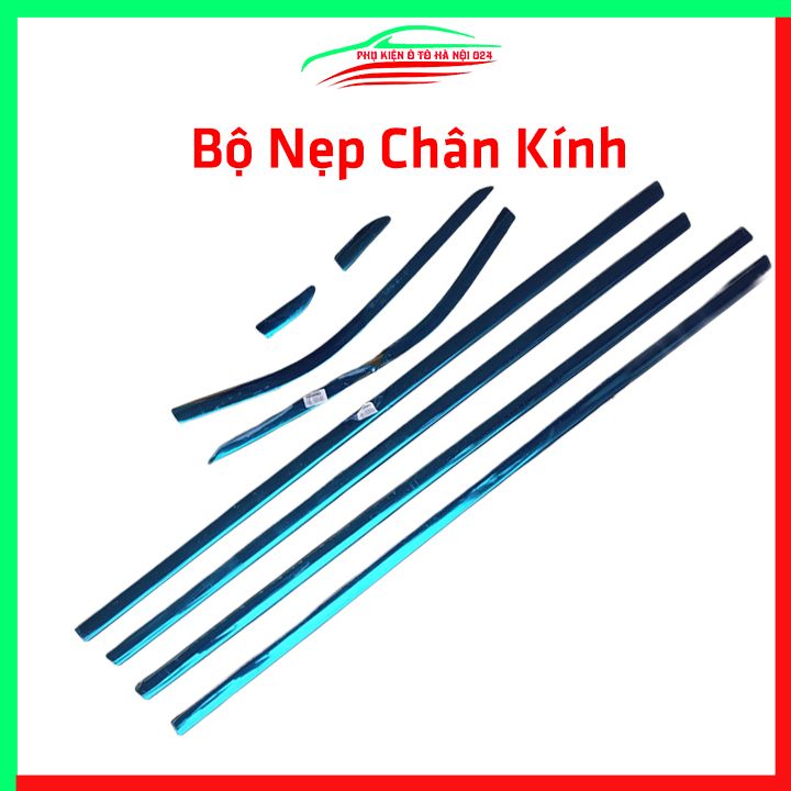 Bộ nẹp viền chân kính, cong kính ô tô Xpander, Xpander Cross 2018-2024 bản có chữ Z Inox sáng bóng chuẩn form, trang trí bảo vệ xe hơi
