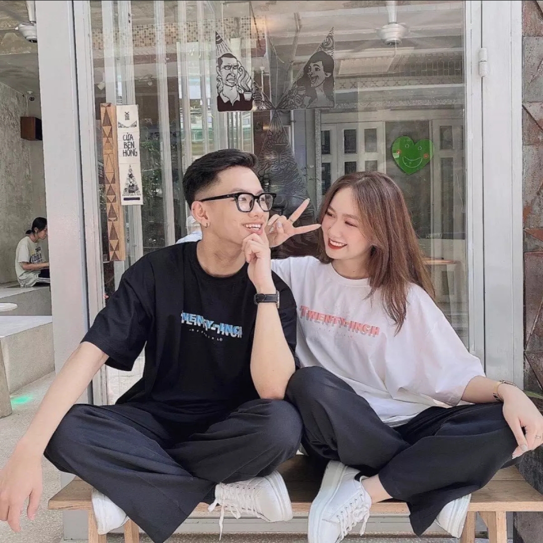 Áo Thun Nam Nữ Form Rộng In Hình TWENTY - INCH dễ thương, độc đẹp, Vải Dày Mịn, Thiết Kế Thời Trang, Đường May Sắc Sảo