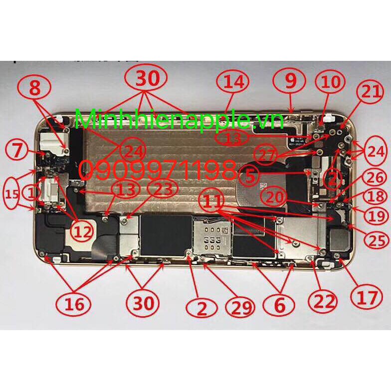 BỘ ỐC I.P.H.O.N.E 5, 5S