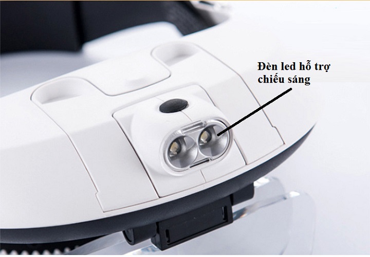 Kính lúp đeo trán có đèn V2 ( 5 mắt kính )