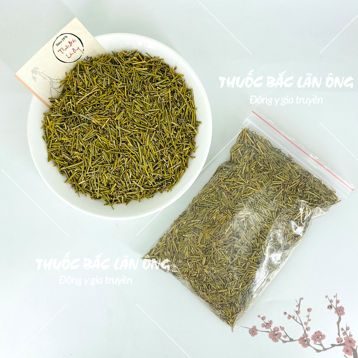 Ma hoàng sấy khô nguyên chất 100g, thơm, sạch - Lãn Ông
